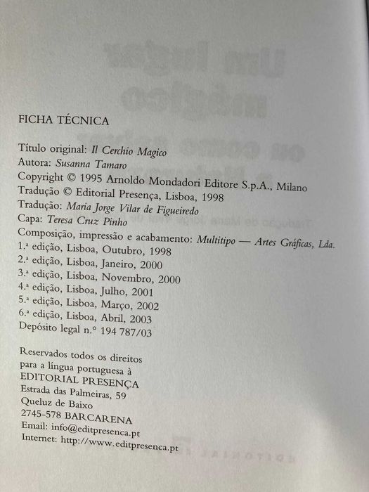 Um Lugar Mágico, de Susanna Tamaro