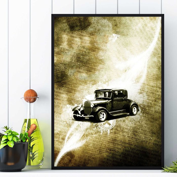 plakat auto-moto, plakat obraz grafika samochodu, obraz samochód