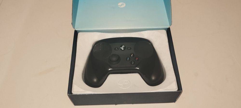 Controller steam jak nowy + adapter