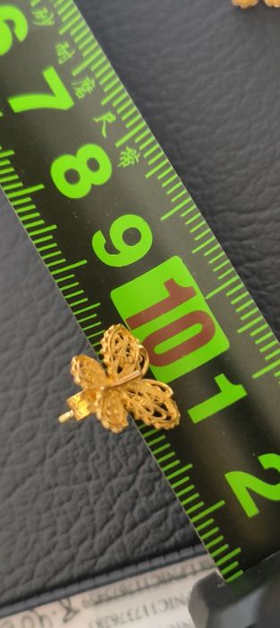 Brincos borboleta em filigrana