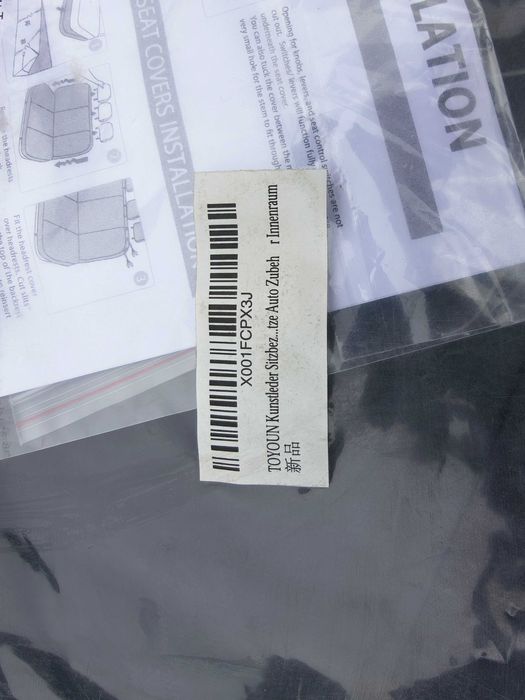 Sprzedam pokrowce na siedzenia do TOYOTA ProAce