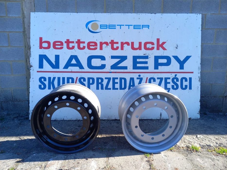 Felga Stalowa 22,5x11,75 ET 120 opona 385/65 R 22,5felga tarczowa naczepa przyczepa rolnicza 22,5”