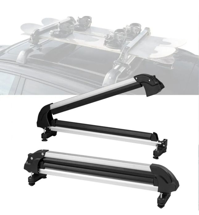 Suporte para esquis e pranchas de snowboard VEVOR, rack universal de teto para carros de 31,7 polegadas, compatível com a maioria das barras