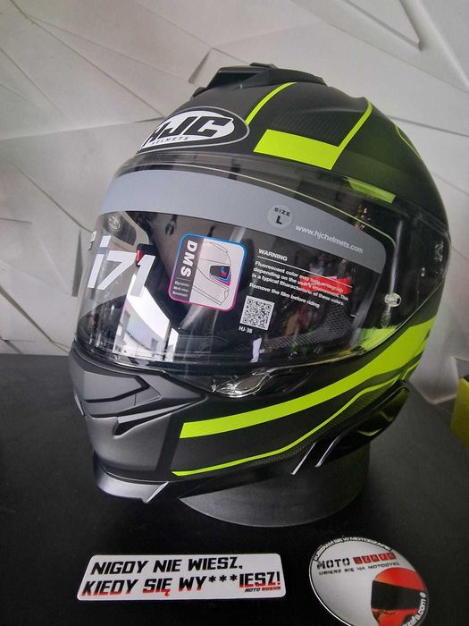 Kask Hjc I71 Iorix Black/Yellow S'M'L'XL