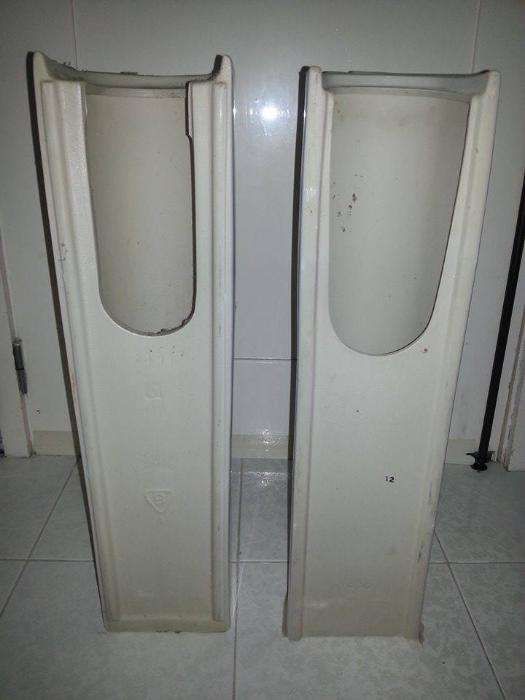 colunas de lavatorio de casa de banho