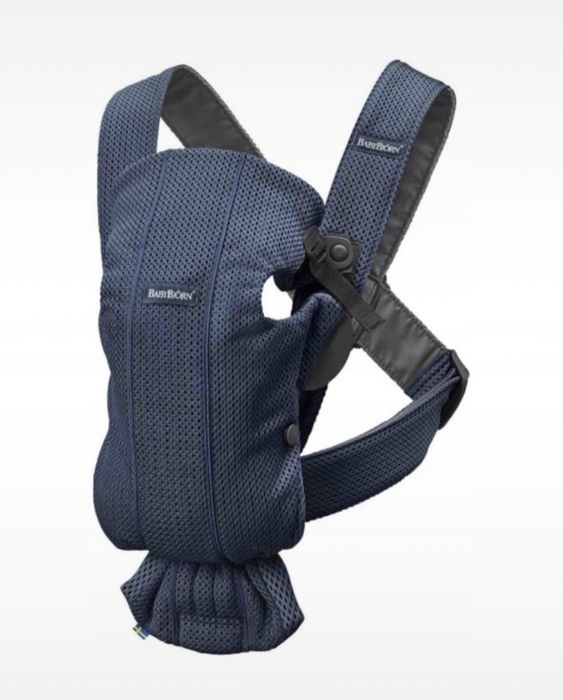 Nosidełko BabyBjorn Mini 3D Mesh granatowe