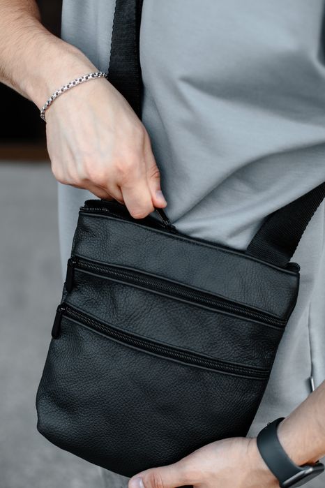 РОЗПРОДАЖ мужская сумка чоловіча барсетка зі шкіри кожи месенджер