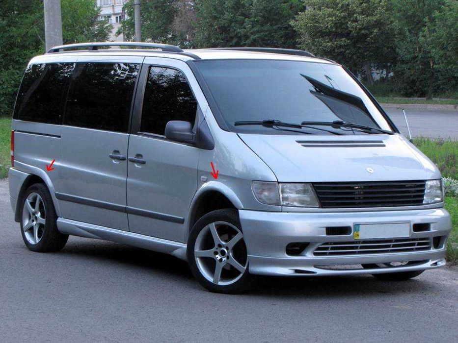 Арки мерседес Вито 638 накладки на арки Mercedes Vito W638