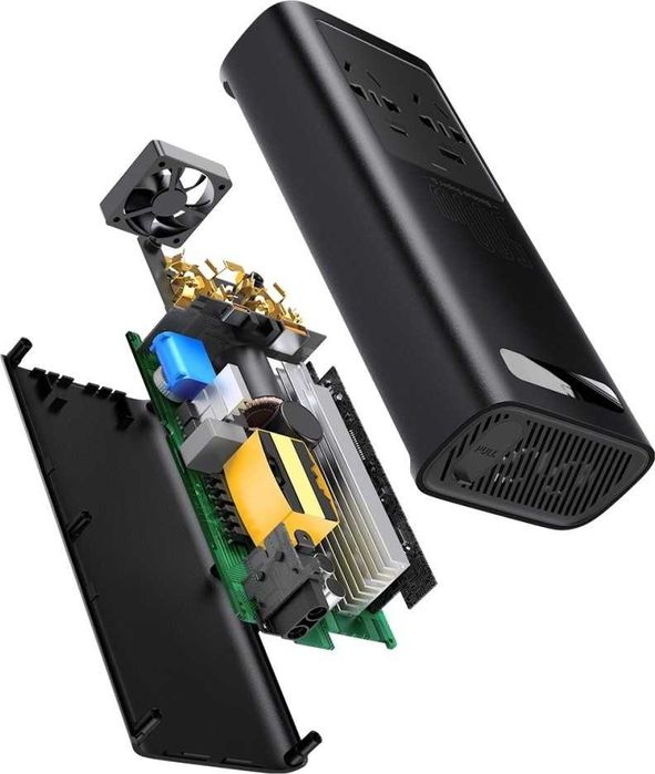 Инвертор Baseus Super Si Inverter 500W (220V +ЧИСТА СИНУСОЙДА+