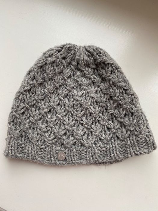 Emu czapka wełna 100% pure merino wool one size szara