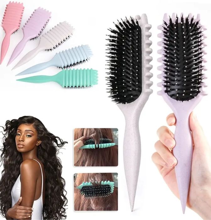 Гребінець, щітка для формування локонів. для кучерявого методу