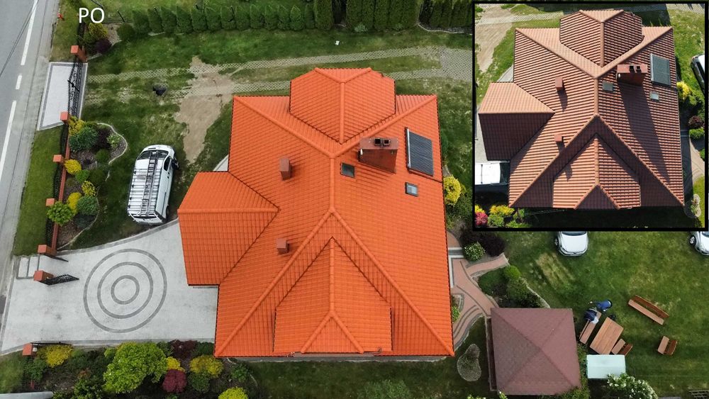 Malowanie dachów / Impregnacja / Malowanie dachówki