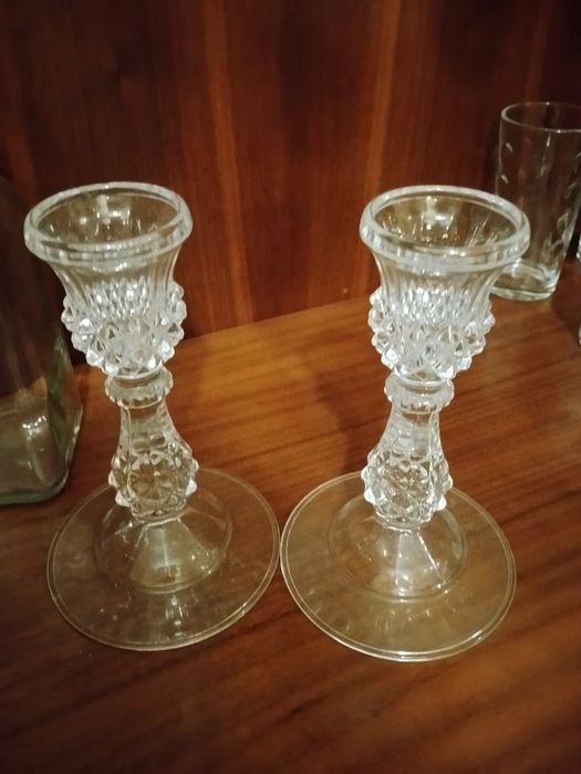Castiçais  cristal  Darque