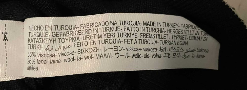 Sweter męski Massimo Dutti L - duży - 65% wiskoza 26% wool 9% poliamid