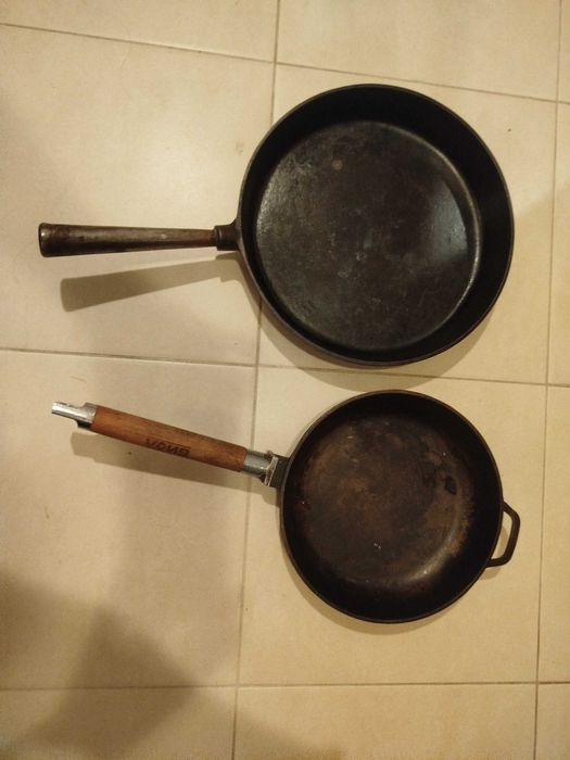 patelnie żeliwne, idealne do smażenia ryb i mięsa