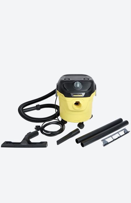 Odkurzacz Kärcher 1000W na sucho i mokro z akcesoriami żółty kompakt
