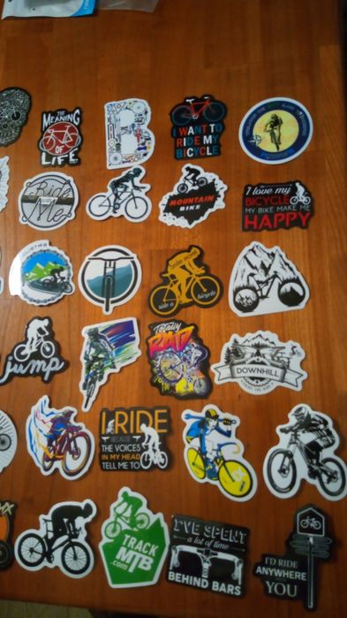 Наклейки downhill, мото