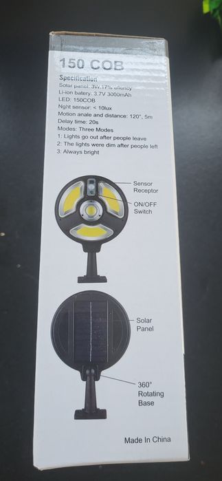 Lampa Latarnia Led Solarna Uliczna 270 Led + Uchwyt 270W 20000LM pilot