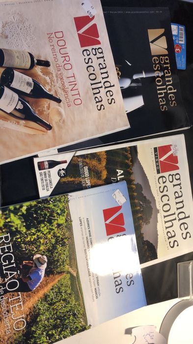 OPORTUNIDADE Revistas de vinhos 0.50 recentes para despachar