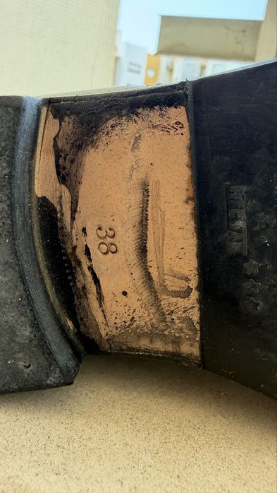 Bota calfe preto unissexo - Colégio Militar