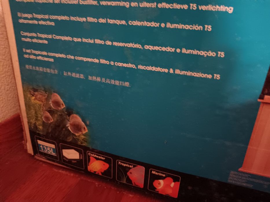 Aquário 135litros novo