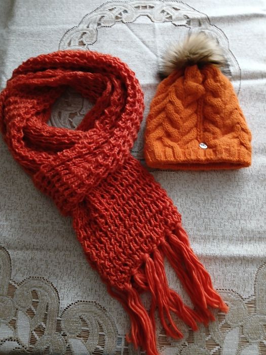 Komplet szalik z czapka
