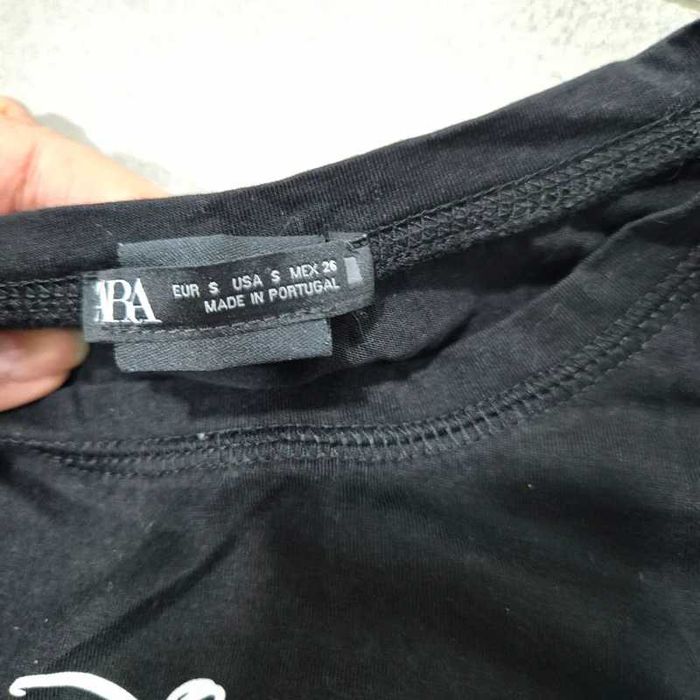Zara Czarny tshirt Disney