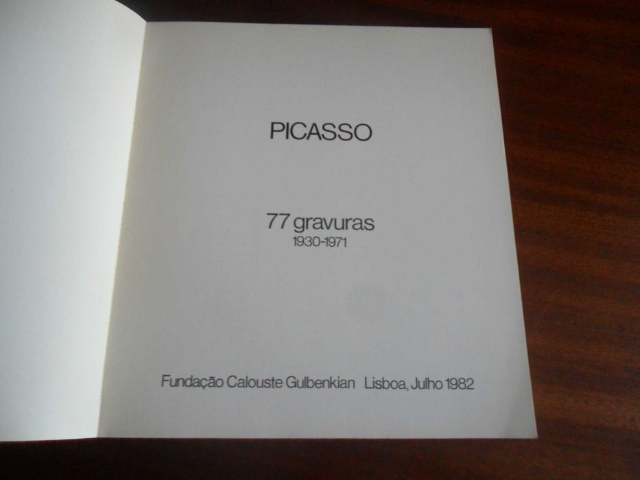 "Picasso - 77 Gravuras - 1930 a 1971"