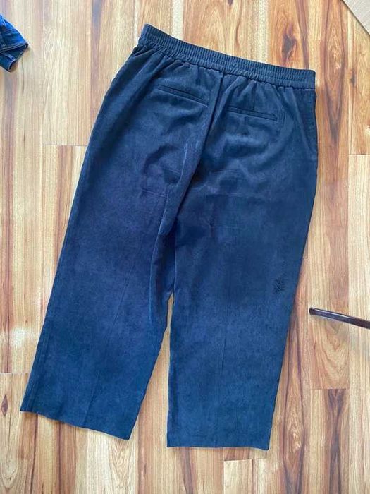 Sztruks szerokie  46 48 +size  spodnie dzwony szwedy material xxl