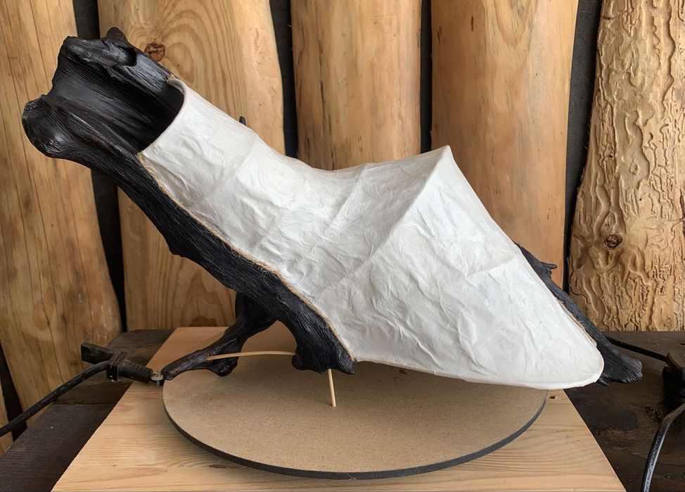 Дизайнерський нічник ручної роботи "Подих природи" (Wabi-Sabi style)