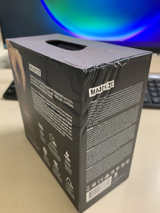 навушники Marshall major IV коричневі