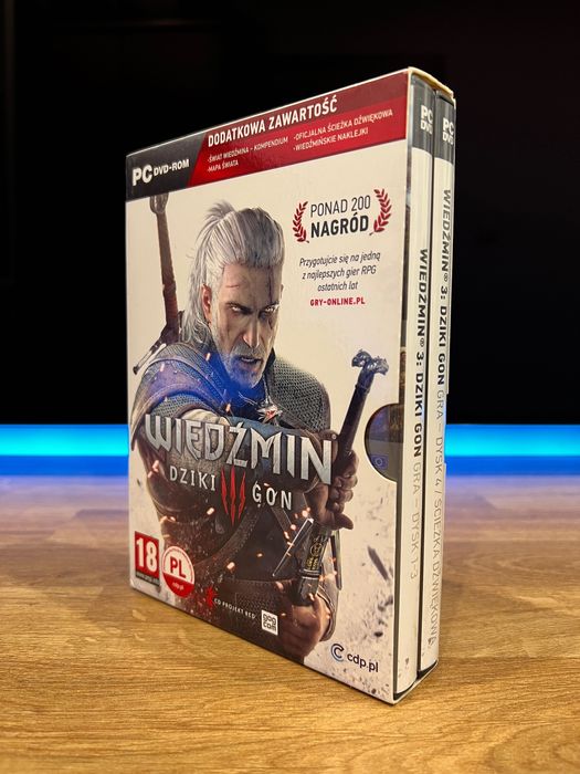 Wiedźmin 3 (PC PL 2015) slipcase box polskie premierowe wydanie