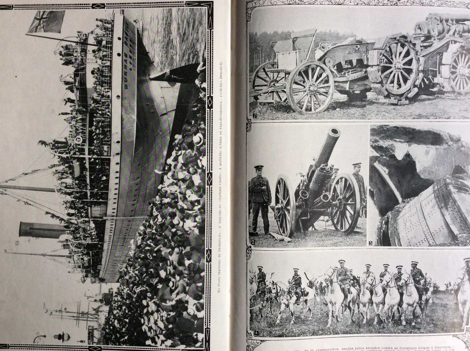 Tema: 1.ª Guerra mundial. Ilustração portugueza. 21 de Setembro  1914