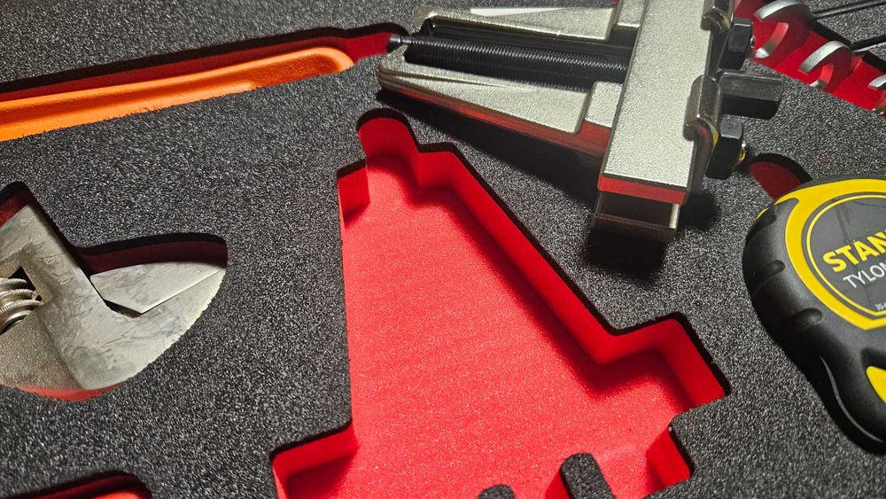 Espuma para ferramentas