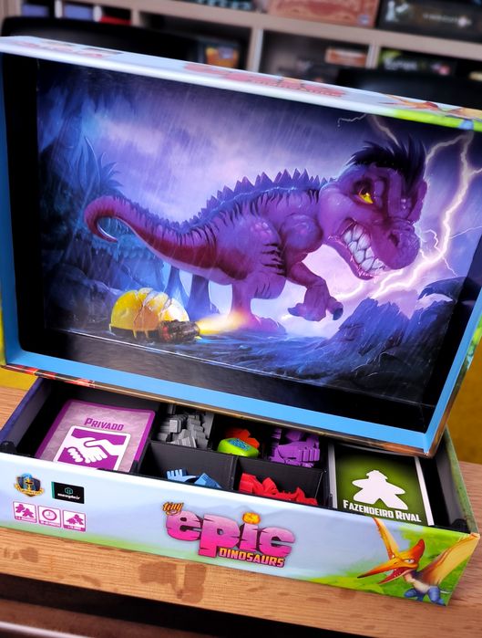 Tiny Epic Dinosaurs - Jogo de Tabuleiro, inclui Insert
