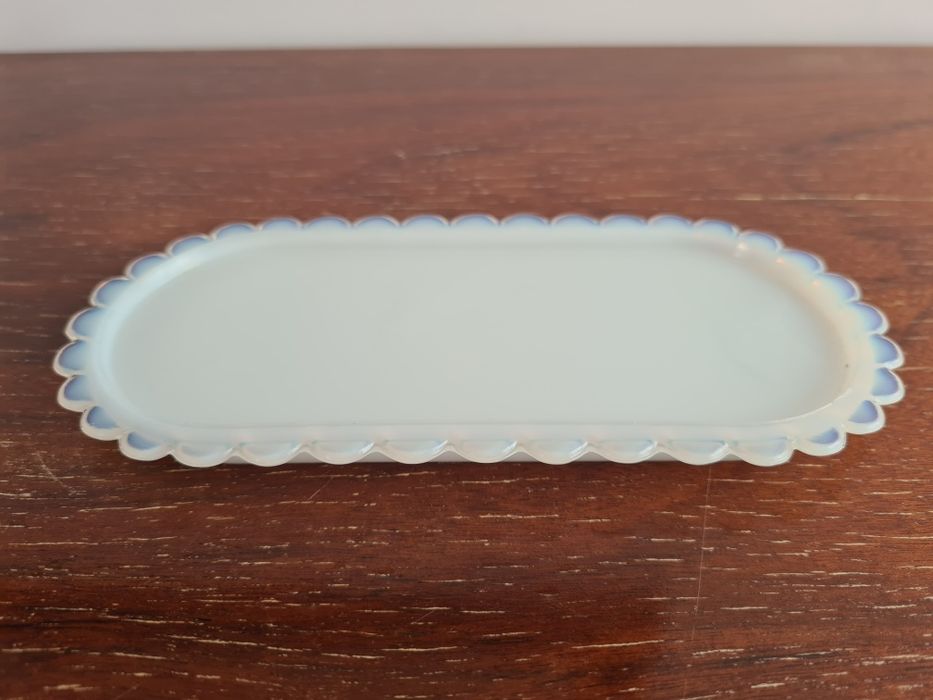 4 mini bandejas de vidro