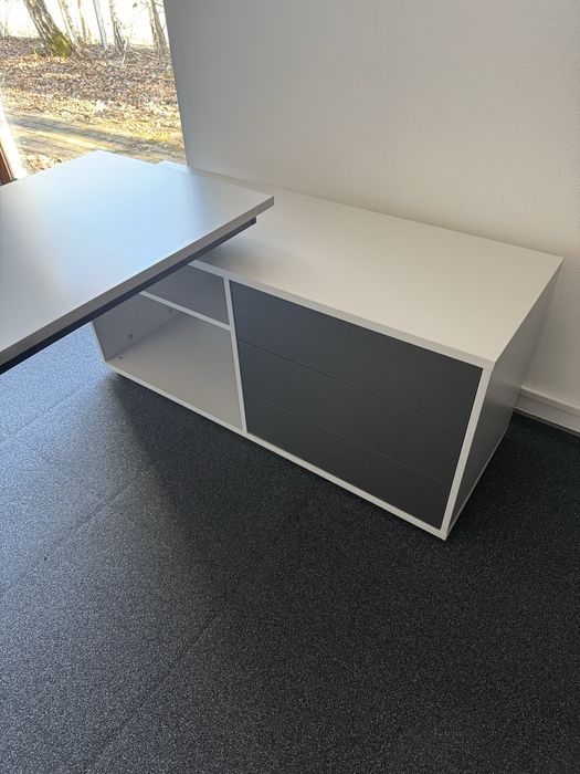 Biurko gabinetowe z komoda