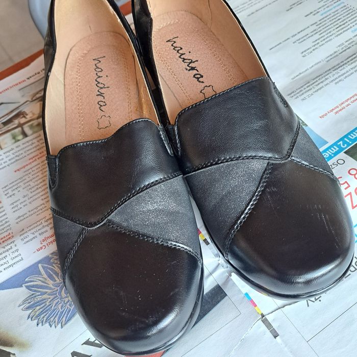 Nowa cena Półbuty damskie czarne