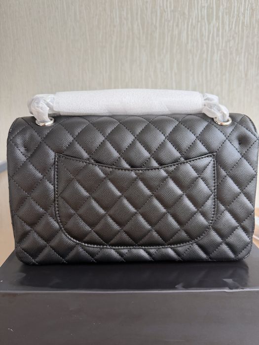 Шкіряна чорна сумка Chanel 26 см