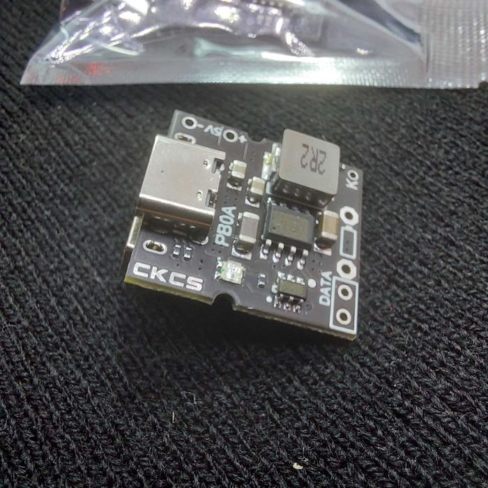 Модуль мини павербанк USB Type C/A LED-4 Индикация заряда 2A