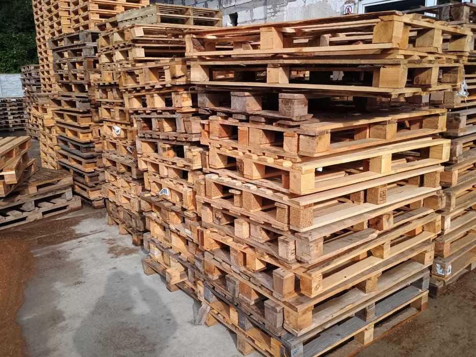 Palety w wymiarze Euro. Europalety. Palety przemysłowe.