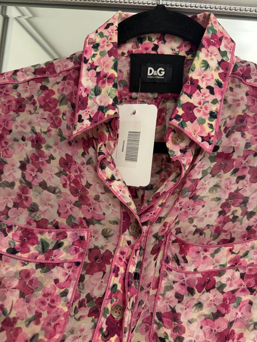 Блуза 100 шелк D&G dolce &gabbana