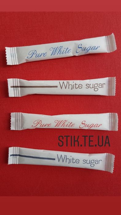 Сахар в стиках Цукор в стіках , саше , сошет стики , стік , стіки стик