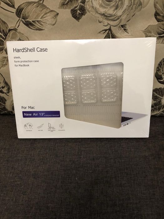 8 шт Захисний Кейс для Macbook air 13” A1932,A2179,A2337 бампер, чохол