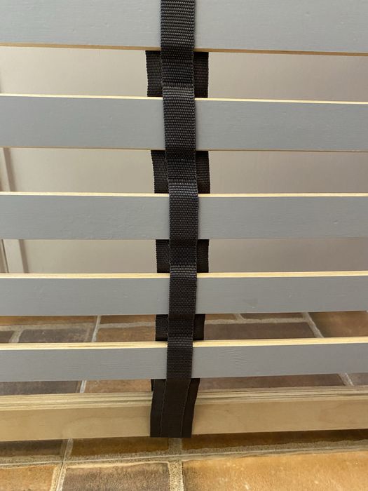 Estrados de ripas cama casal LÖNSET IKEA