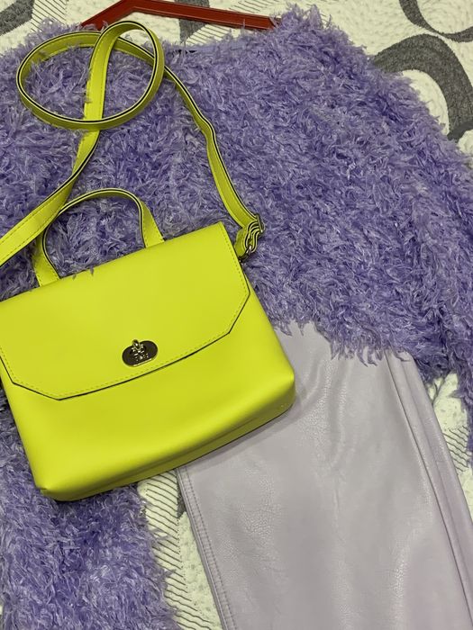 Сумка O bag smooth mini lime