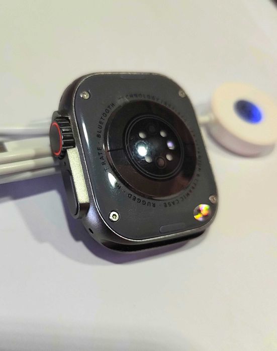 Como Apple watch ultra,novo,muita qualidade,corpo em metal