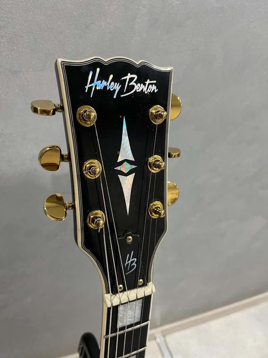 harley benton sc-custom ii bk les paul custom black