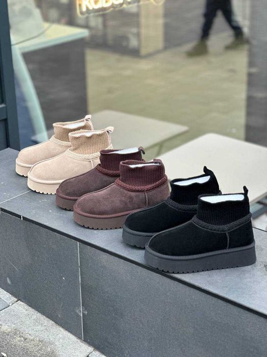 Жіночі зимові угги з носком - замшеві (36-41) уггі UGG уги