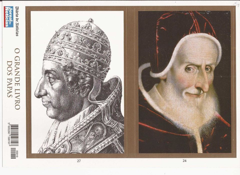 Autocolantes coleção Livro dos Papas